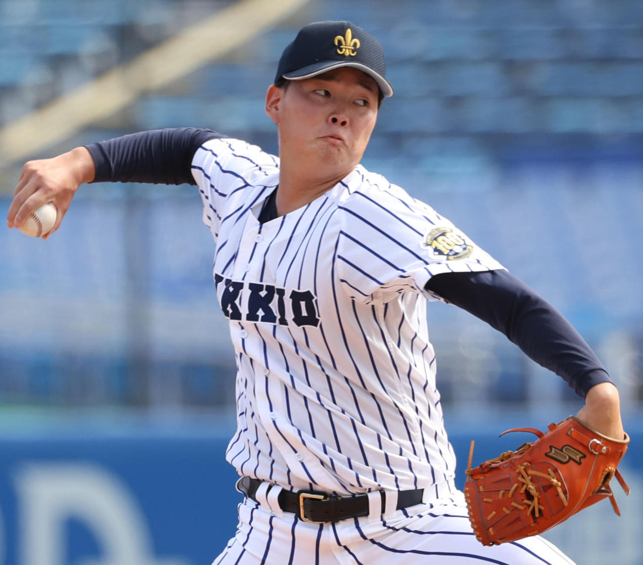 早大対立大　先発した立大・小畠（撮影・柴田隆二）　　