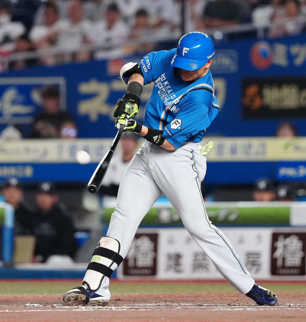 ロッテ対日本ハム　2回表日本ハム1死、先制のソロ本塁打を放つ清宮幸（撮影・鈴木みどり）