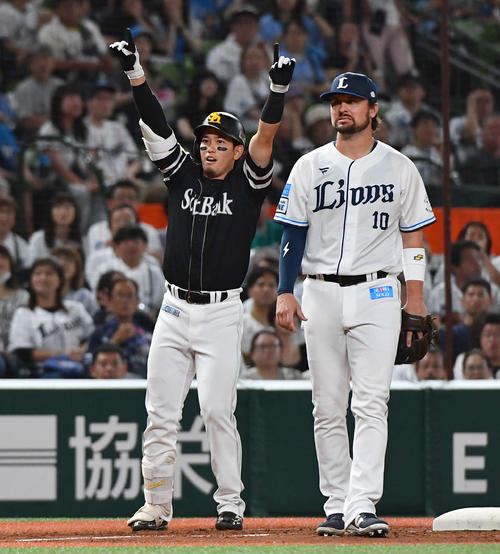 ソフトバンク】栗原陵矢が連覇決定づける3戦連続の決勝打「チャンスを