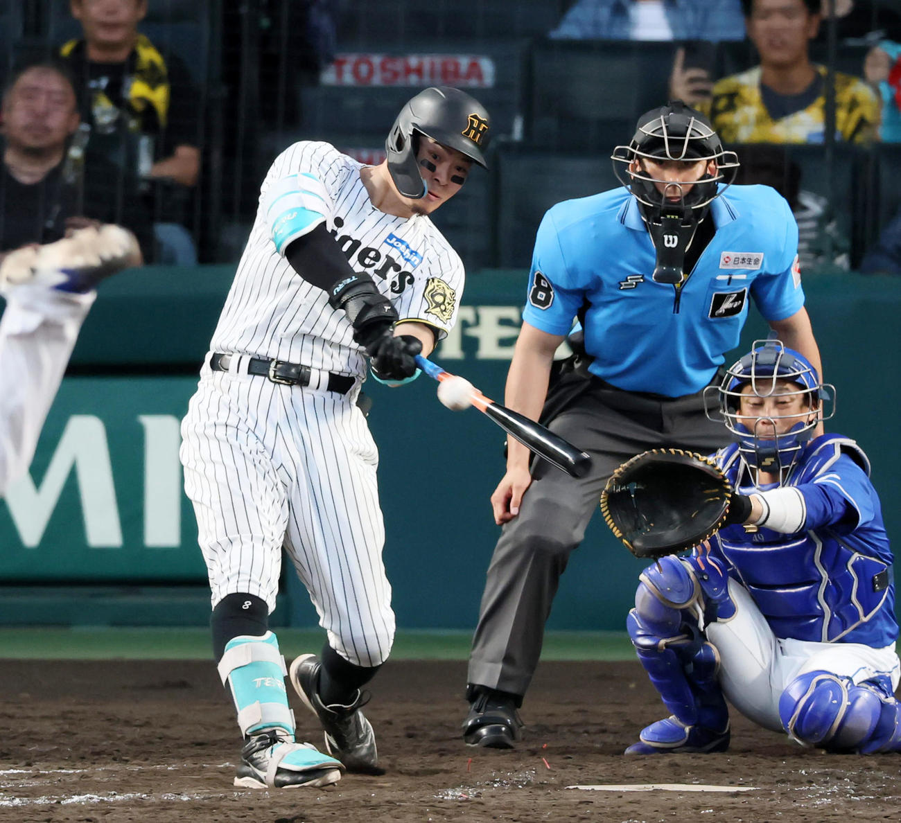 阪神佐藤輝明（2025年9月27日撮影）
