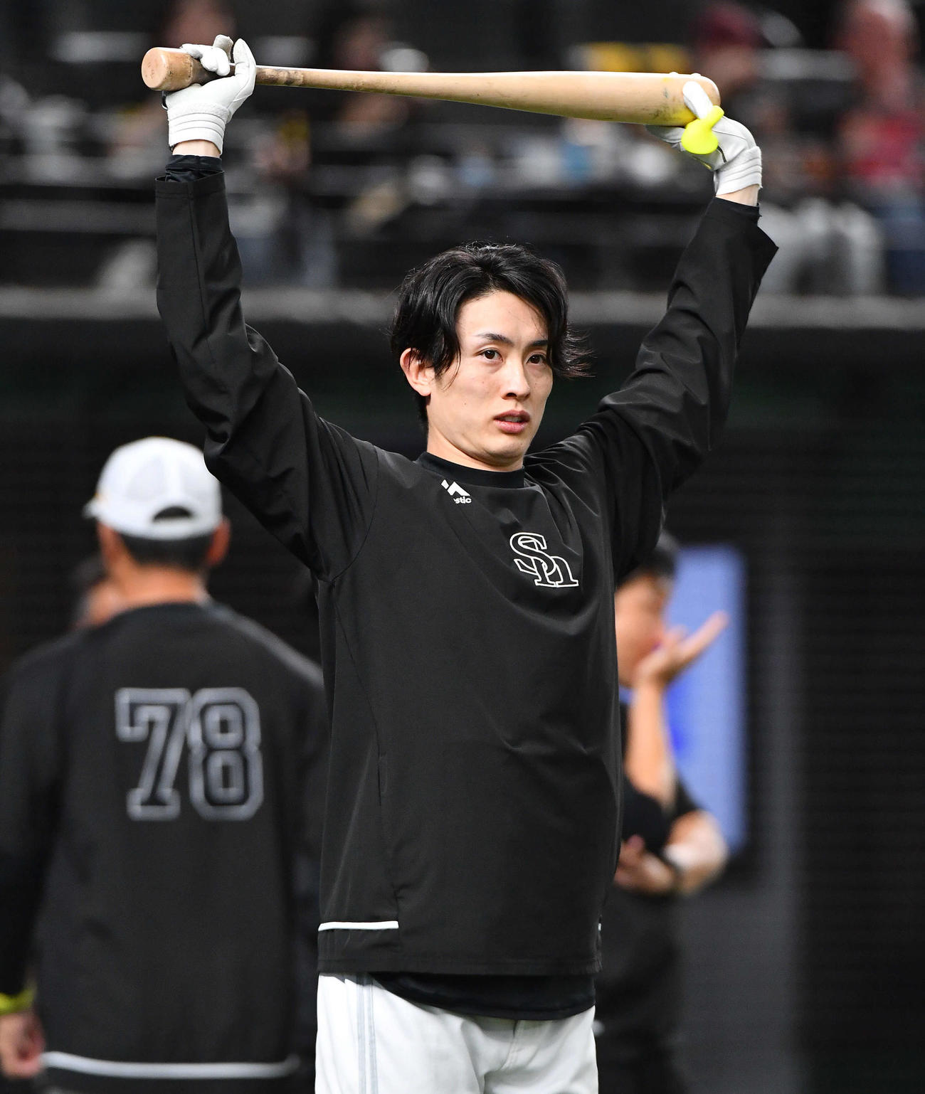 ソフトバンク周東佑京（2025年9月27日撮影）