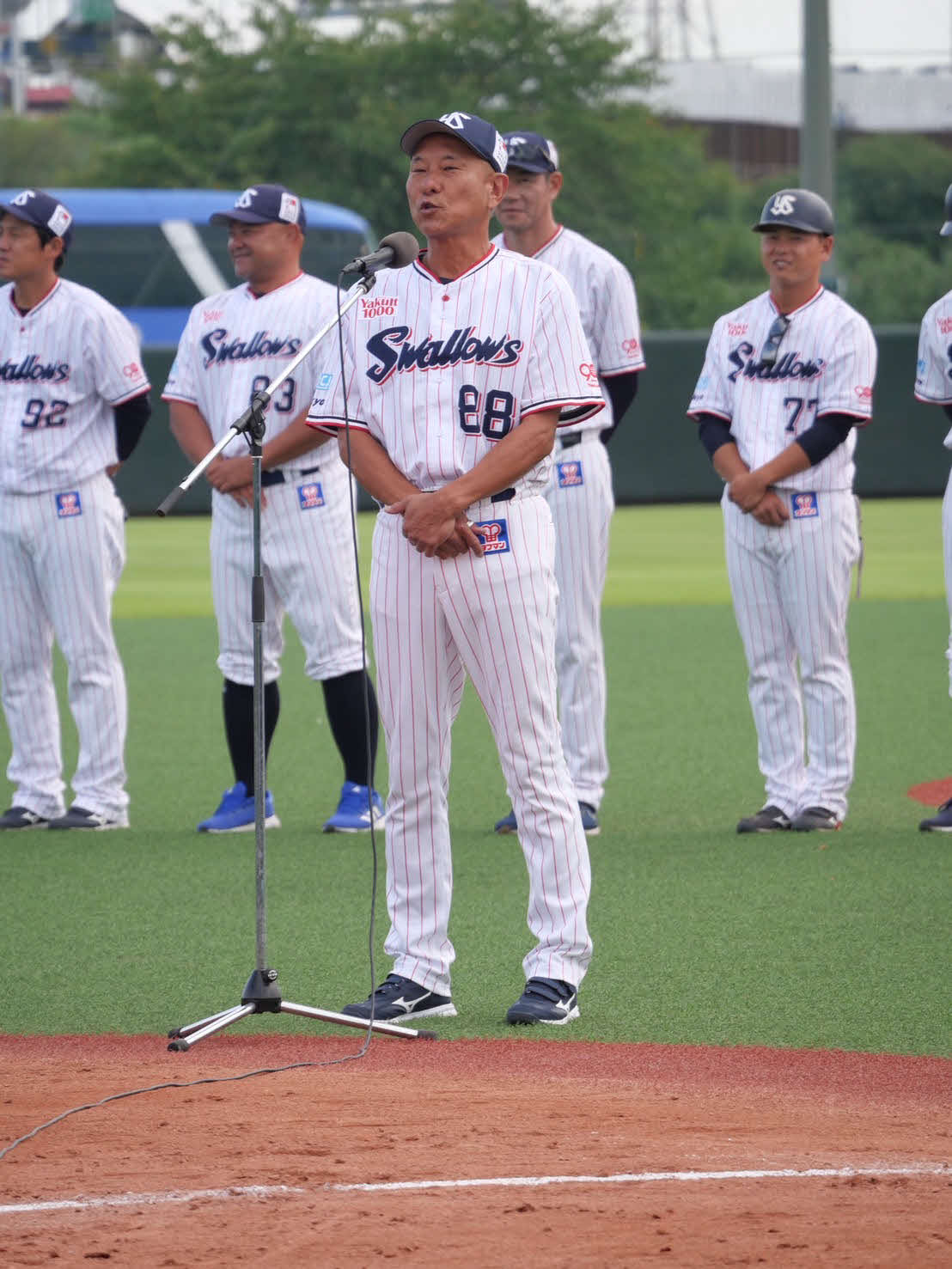 新監督に内定している池山2軍監督（2025年撮影）