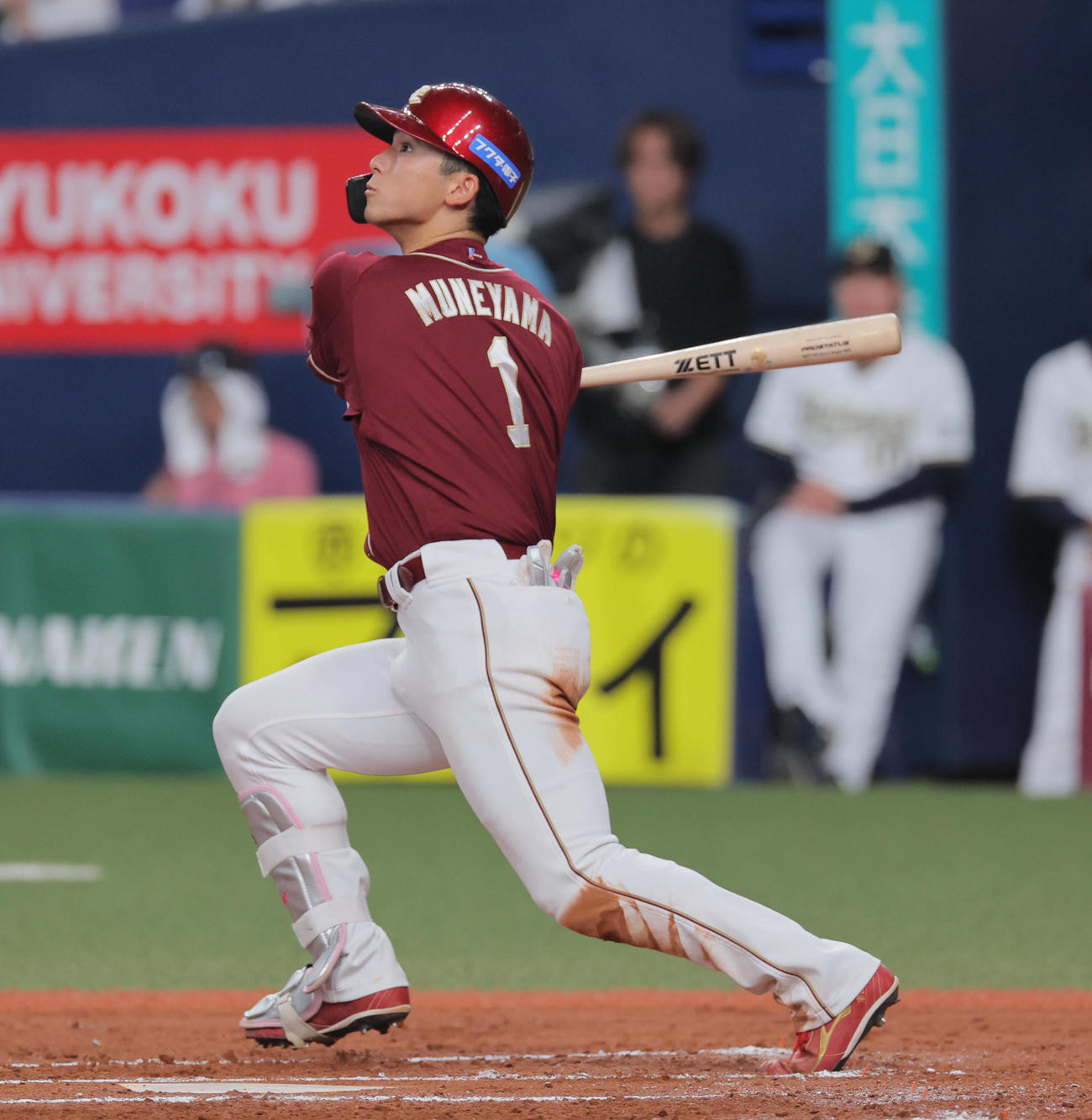 オリックス対楽天　7回表楽天無死、宗山は三邪飛に倒れる（撮影・宮崎幸一）