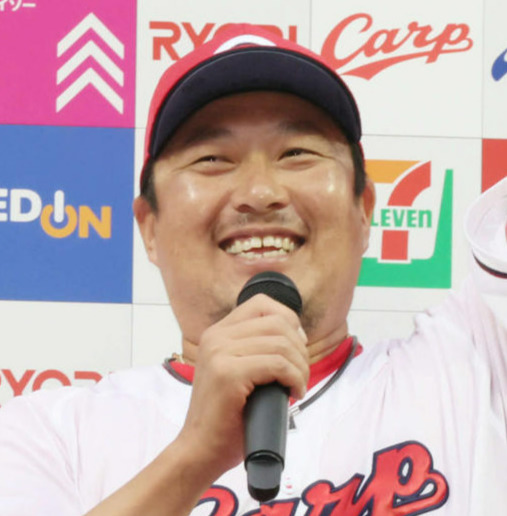 広島・松山竜平（2024年6月9日撮影）