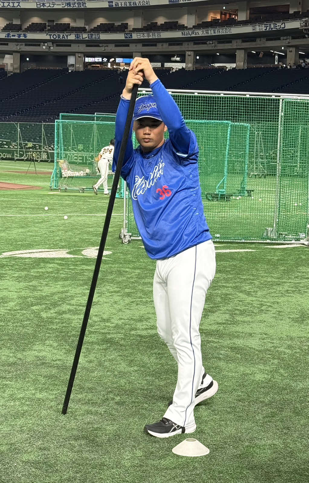 1軍に登録された中日福田