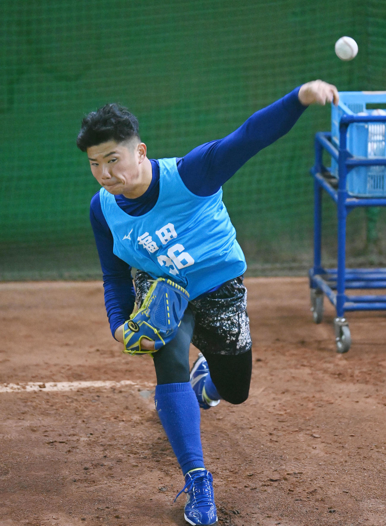 中日福田幸之介（2024年1月撮影）