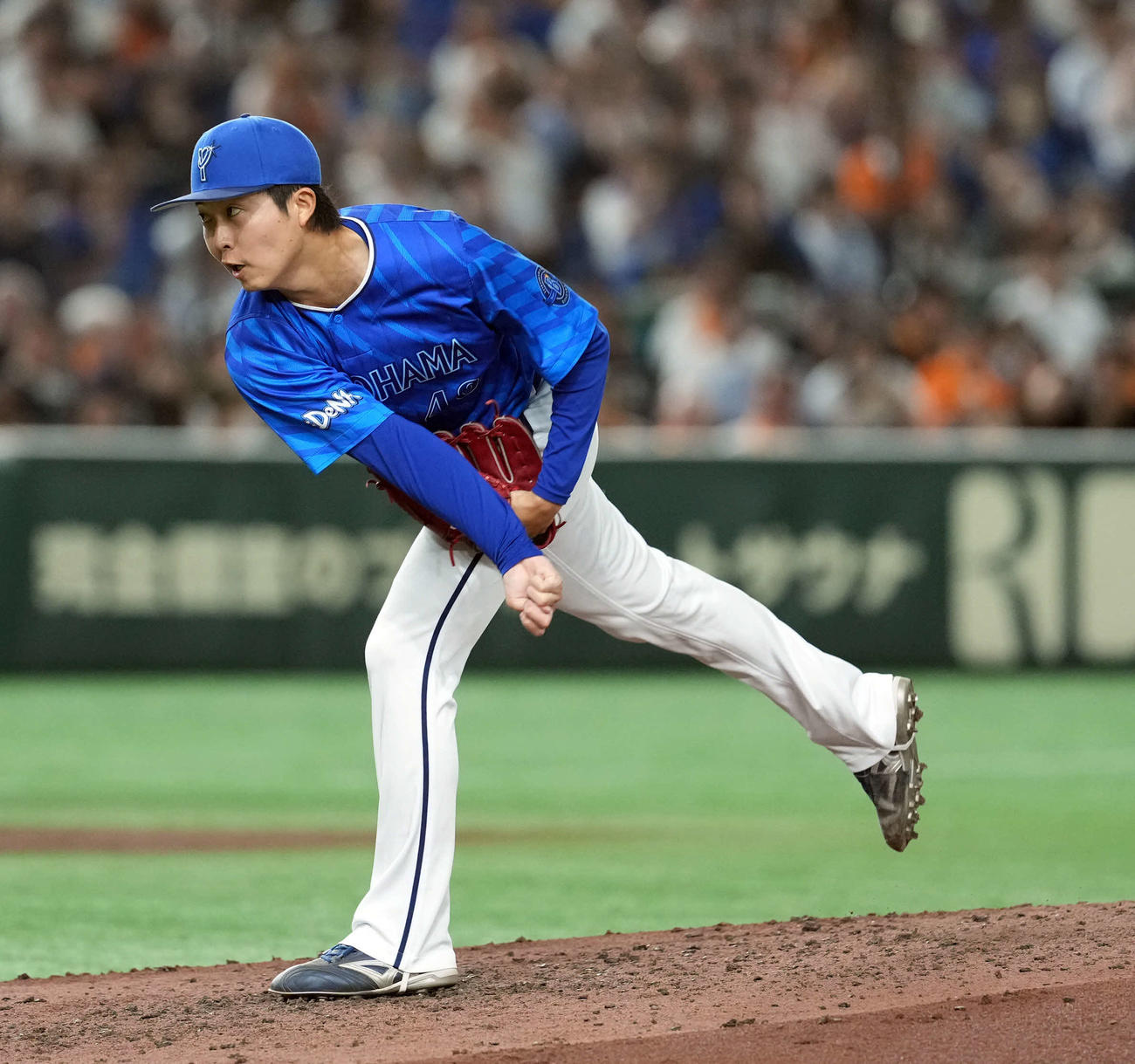 DeNA京山将弥（2024年9月19日撮影）