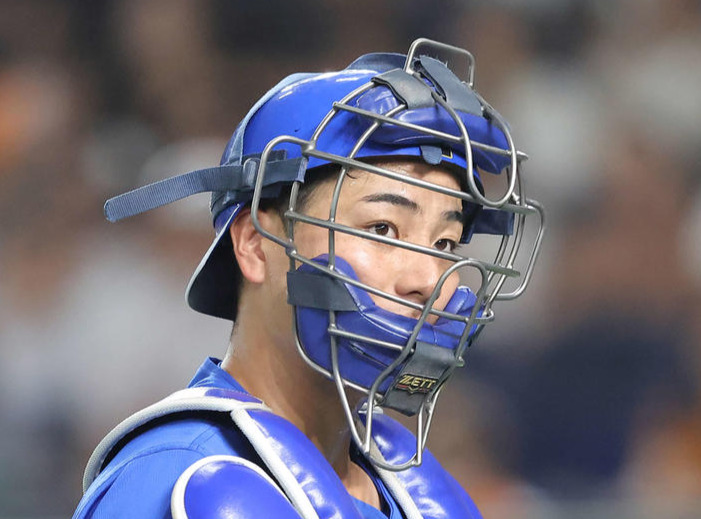 巨人対中日　巨人戦に出場した石伊雄太（撮影・河田真司）