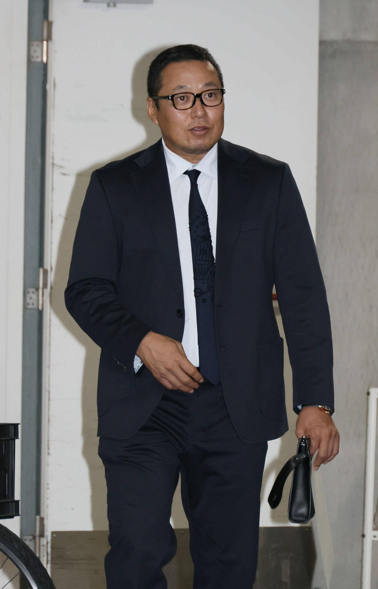 戦力外通告された広島松山（撮影・加藤孝規）