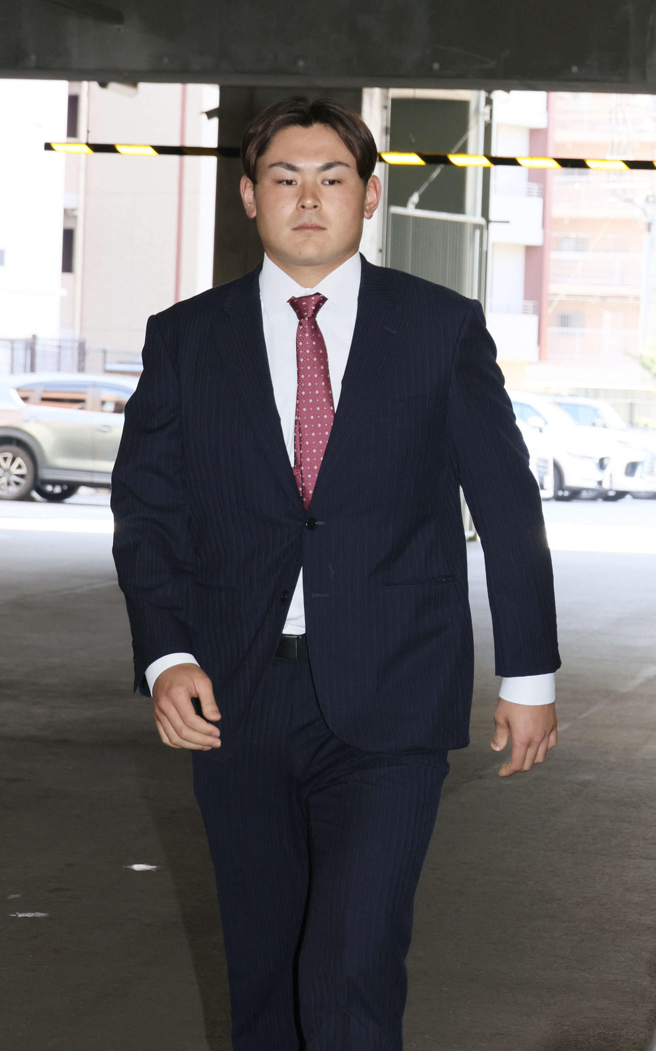 戦力外通告された広島赤塚（撮影・加藤孝規）