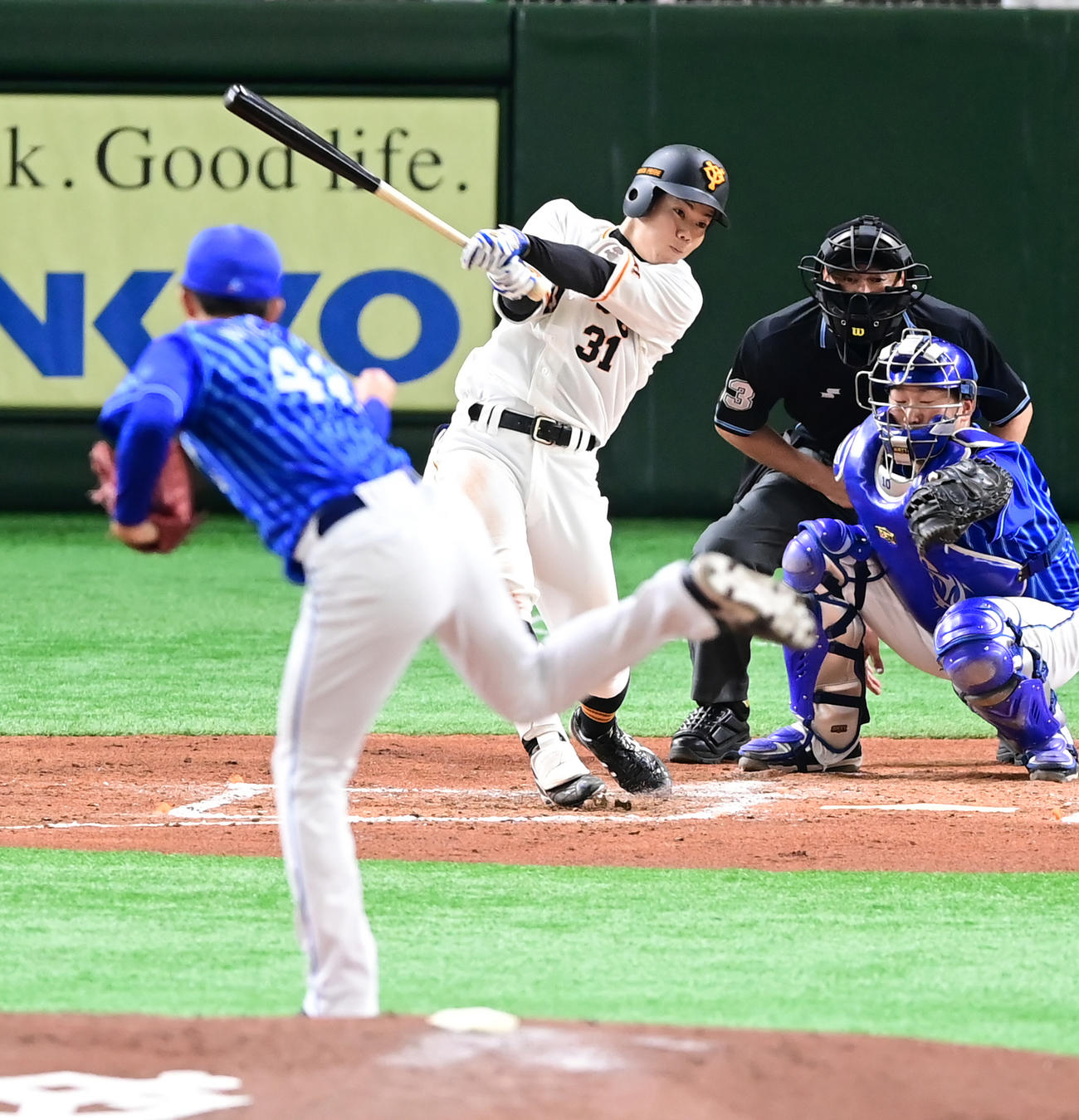 巨人時代の松原聖弥（2021年10月）