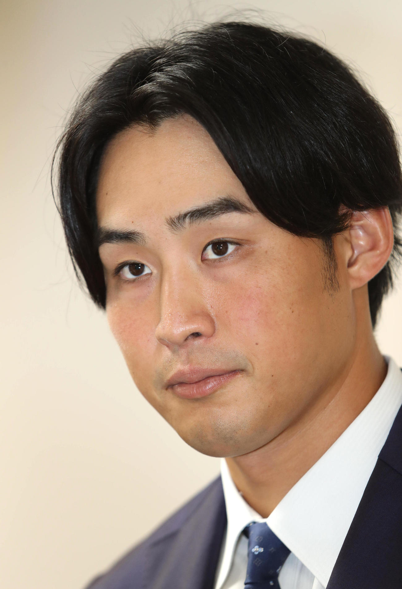 戦力外通告を受け心境を語る阪神佐藤蓮（撮影・白石智彦）