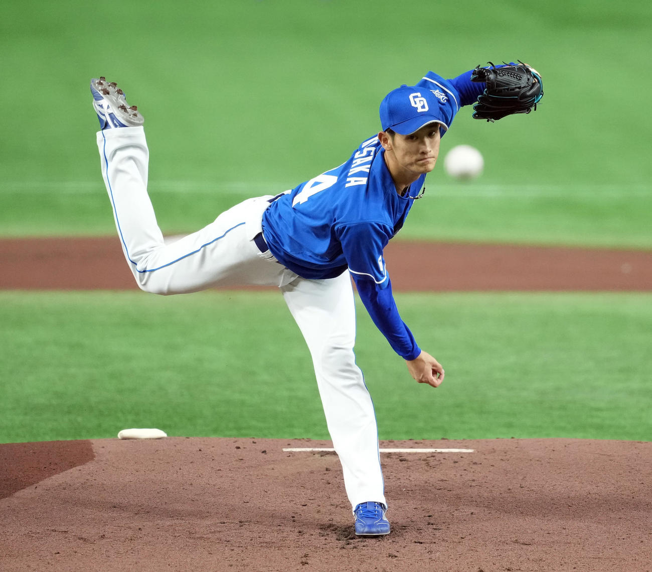 巨人対中日　中日の先発草加（撮影・たえ見朱実）