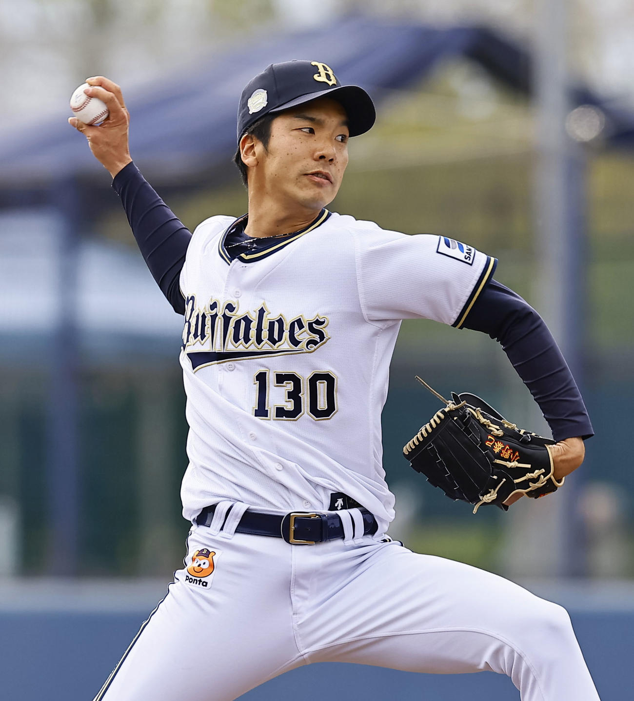 オリックス小野泰己（2025年4月撮影）