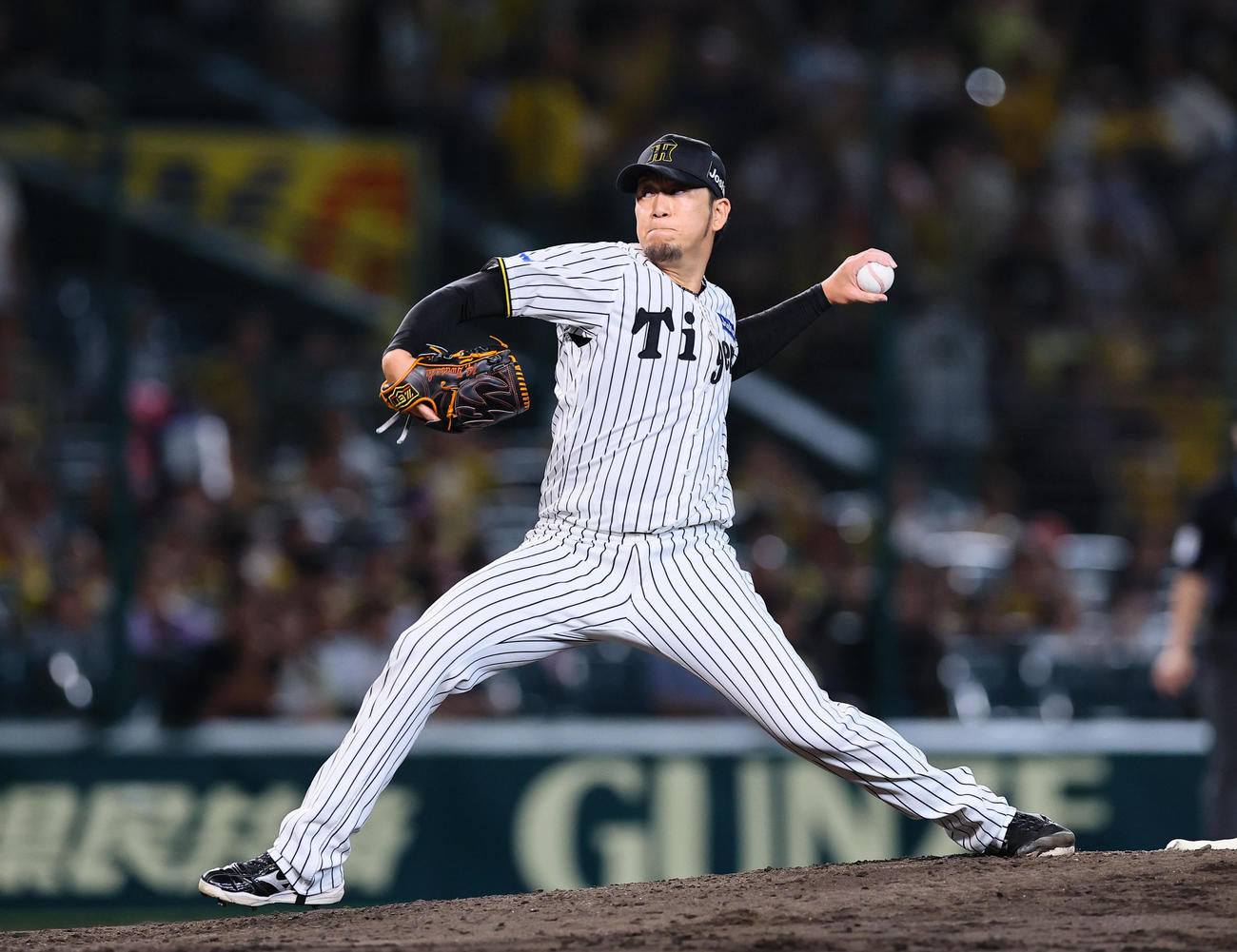 阪神岩貞祐太（2025年9月撮影）