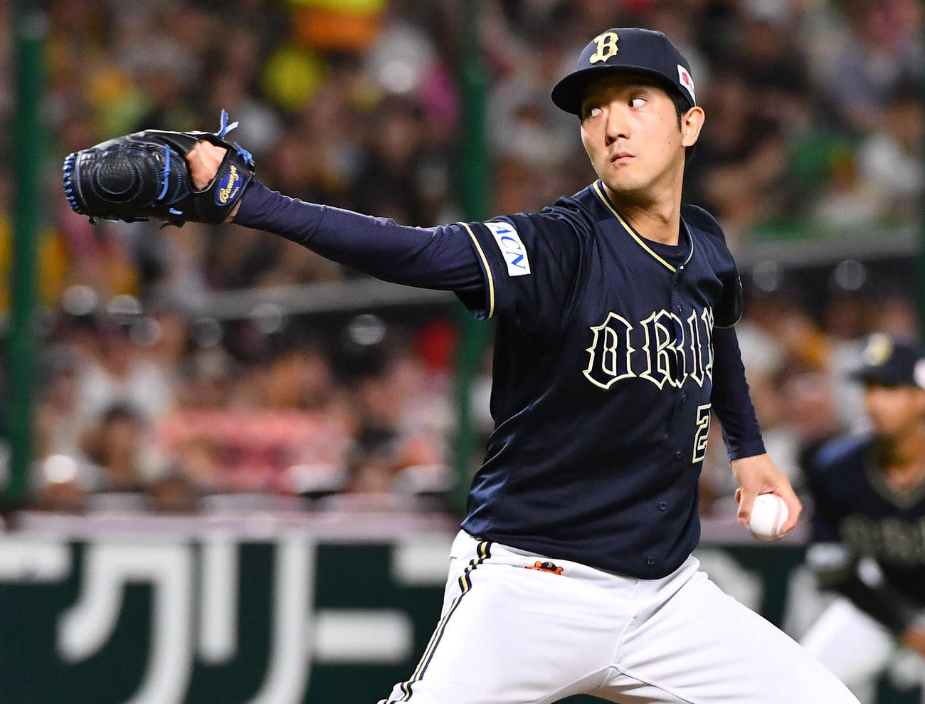 オリックス田嶋大樹（2025年9月4日撮影）
