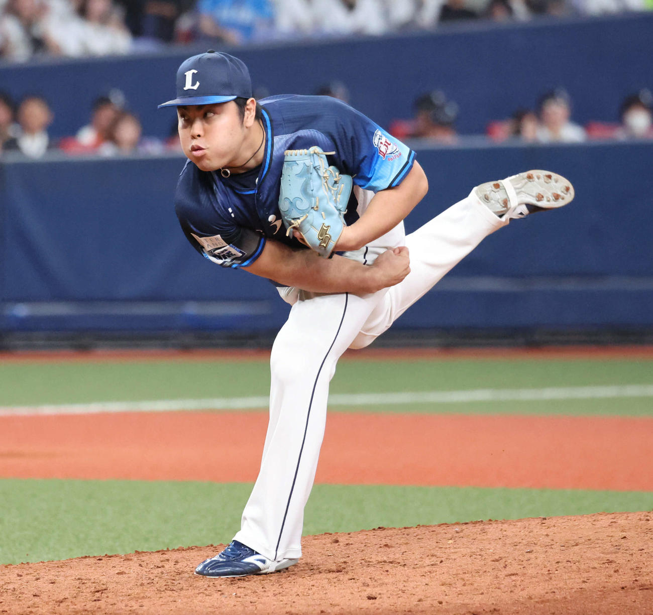 西武平良海馬（2025年10月2日撮影）