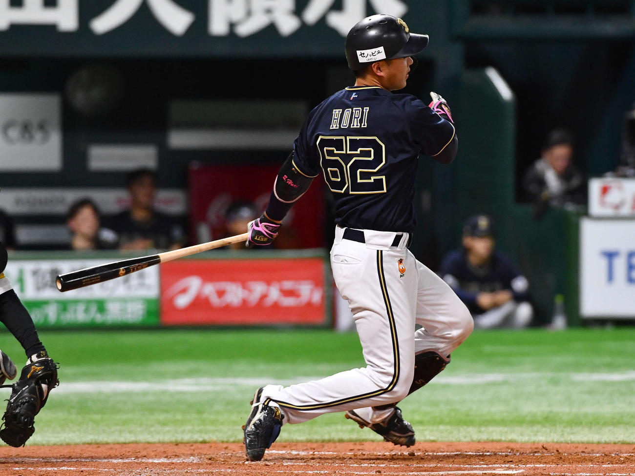 ソフトバンク対オリックス　3回表オリックス1死、遊ゴロに倒れた堀（撮影・岩下翔太）
