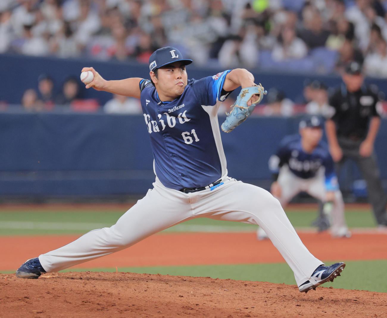 西武平良海馬（2025年10月2日撮影）