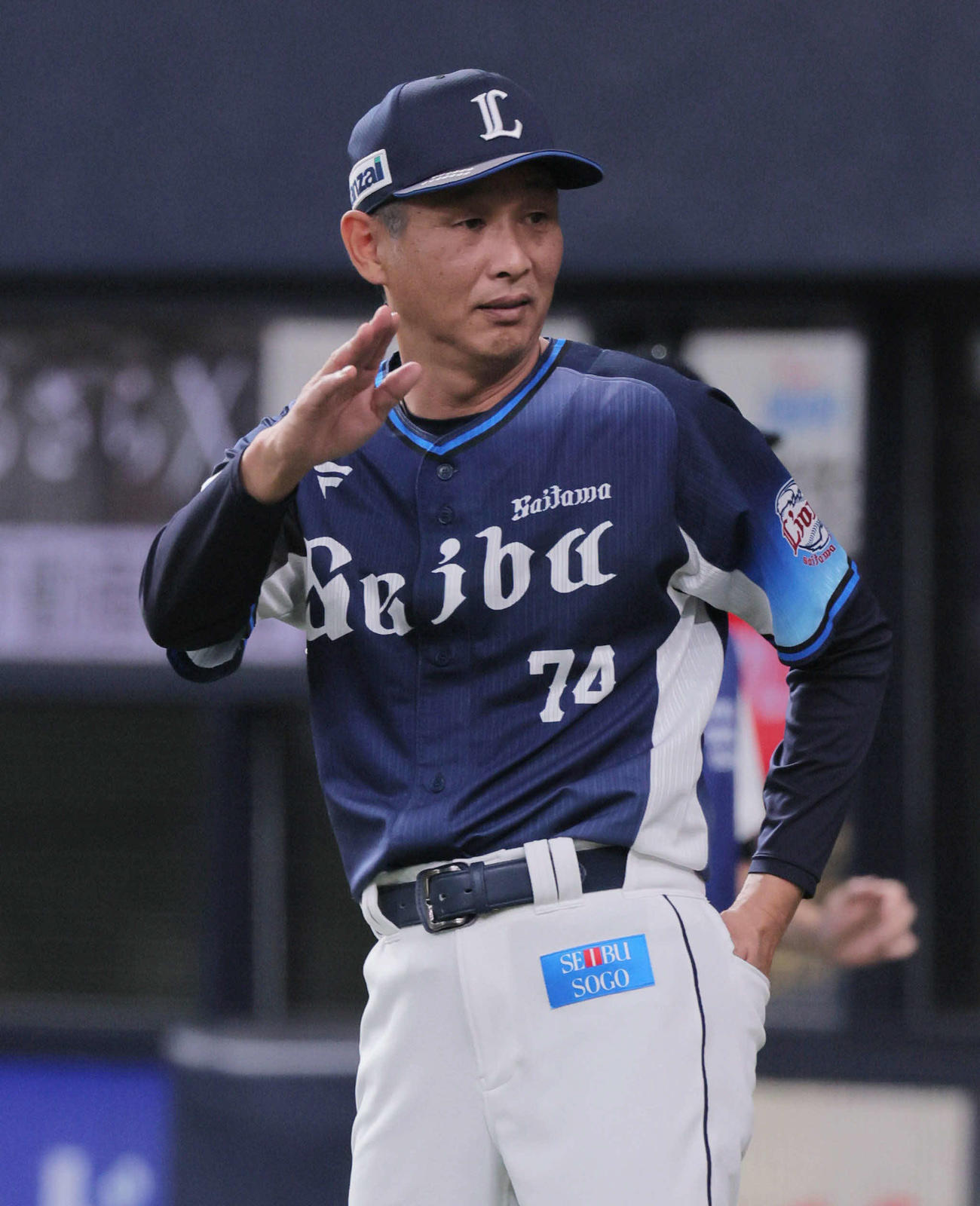 西武西口文也（2025年10月2日撮影）