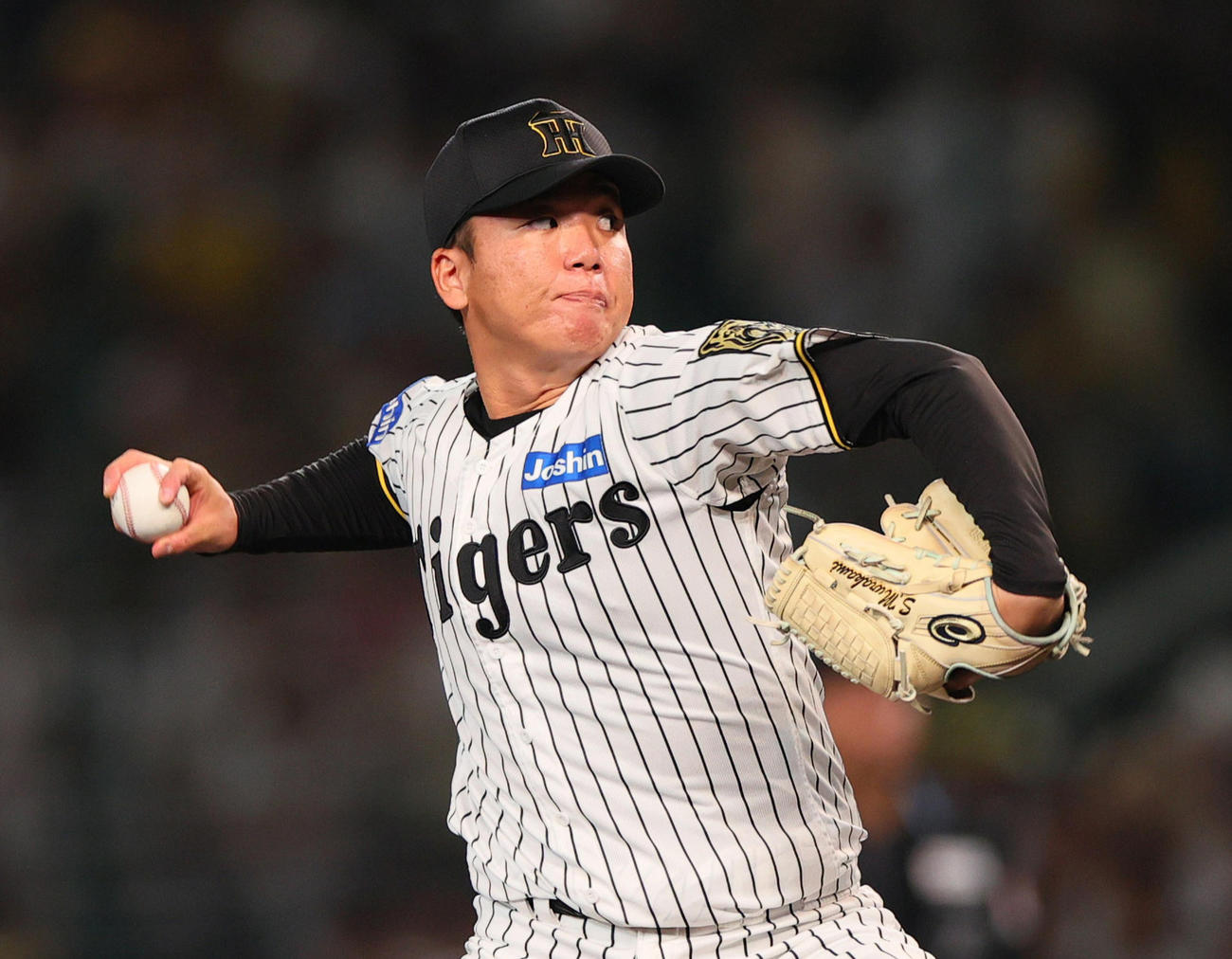 最多勝、勝率1位、最多奪三振の投手3冠を達成した阪神村上頌樹