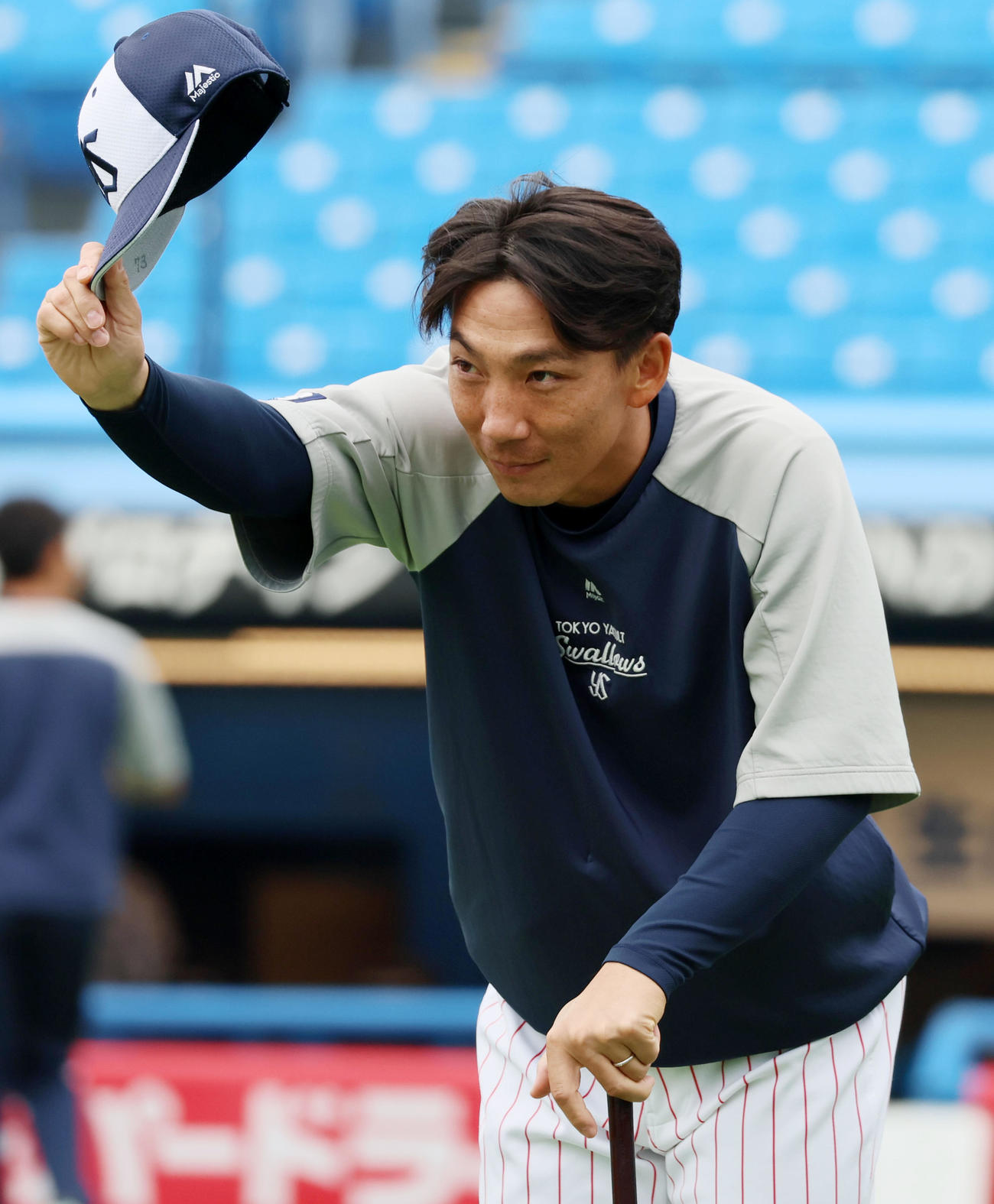ヤクルト嶋基宏コーチ（2023年10月）