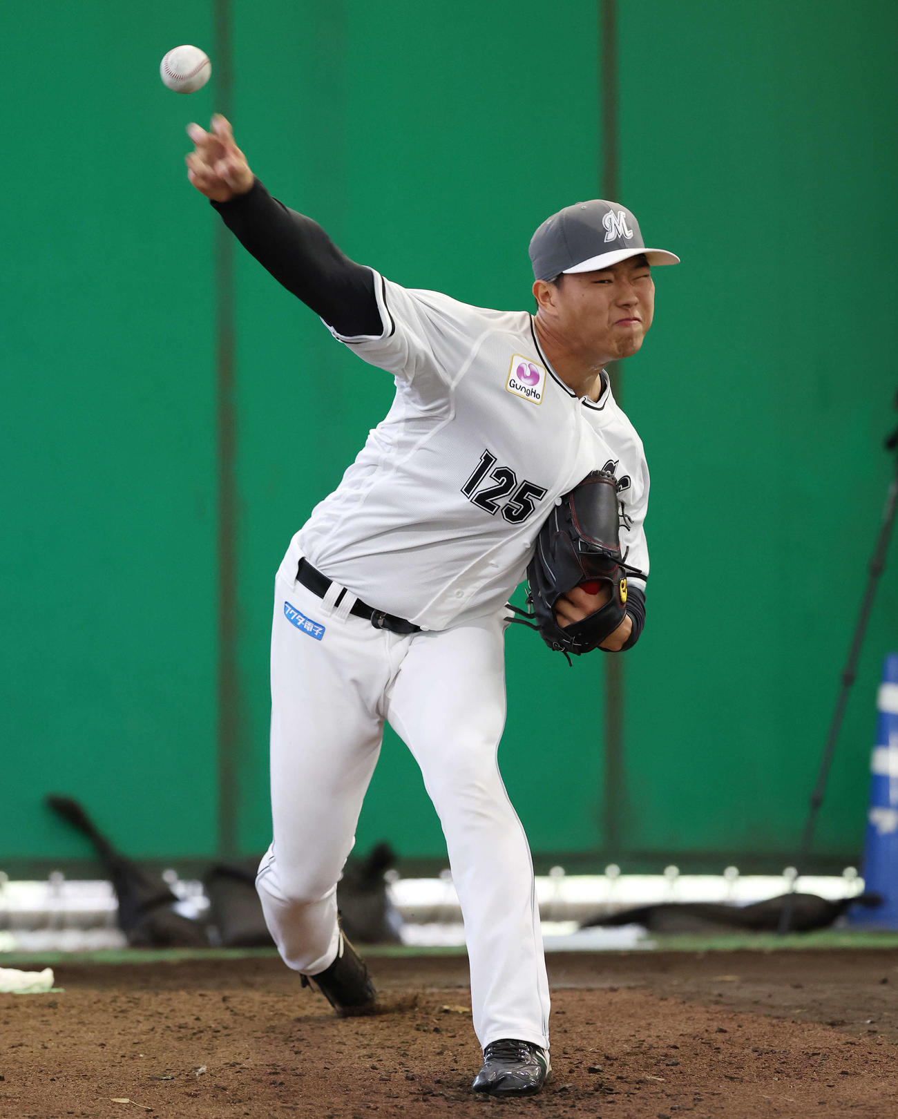 ロッテ永島田輝斗（2025年2月2日撮影）