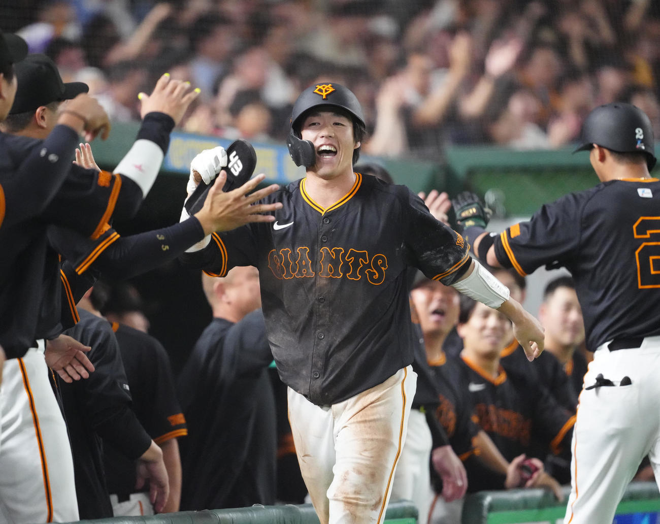 巨人重信慎之介（2024年5月撮影）