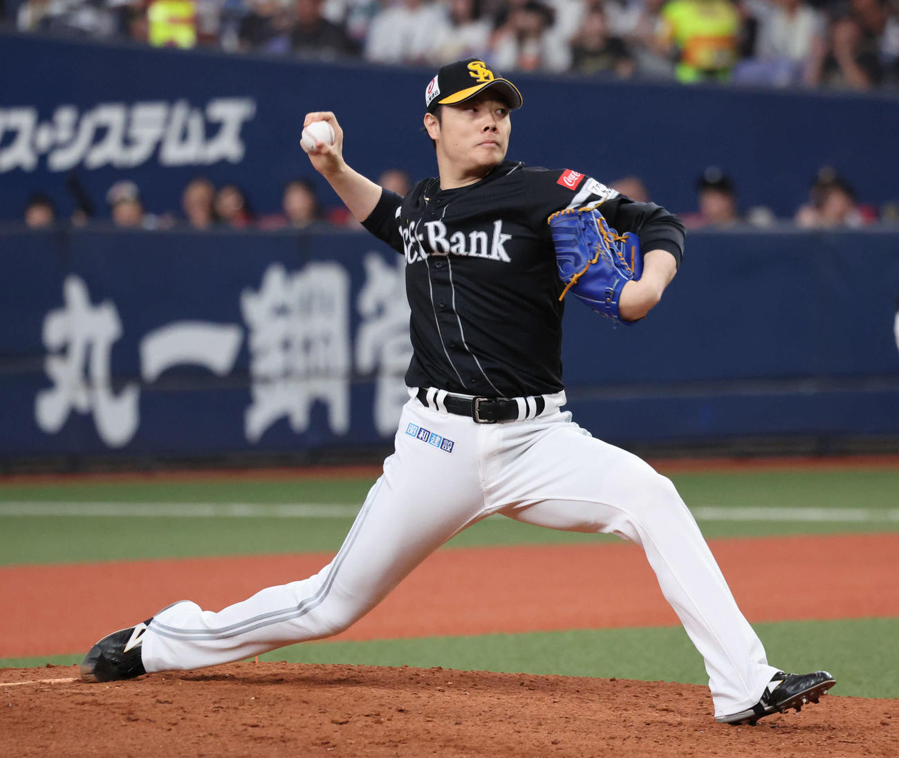 ソフトバンク松本裕樹（2025年9月14日撮影）