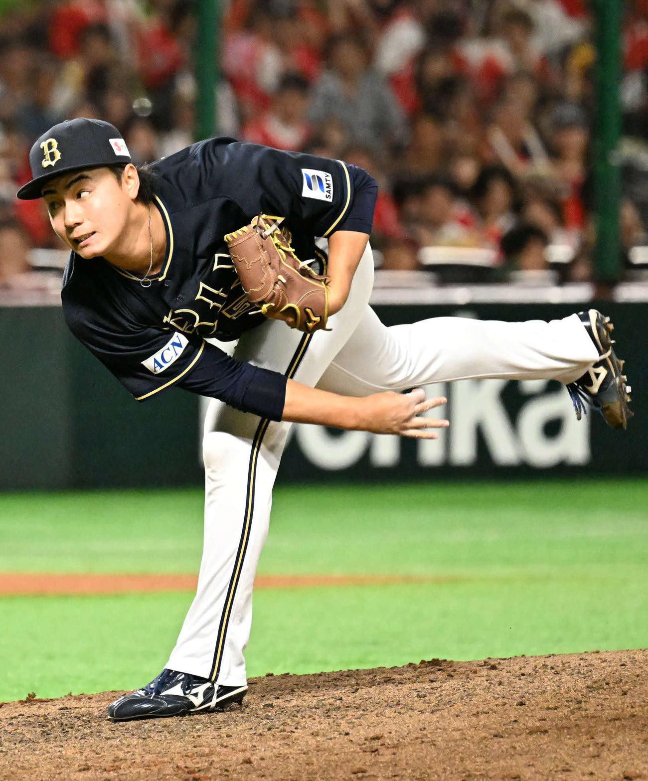 オリックス横山楓（2025年9月23日撮影）