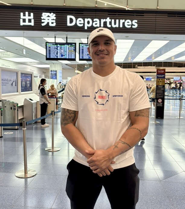 帰国したヤクルトのホセ・オスナ（球団提供）