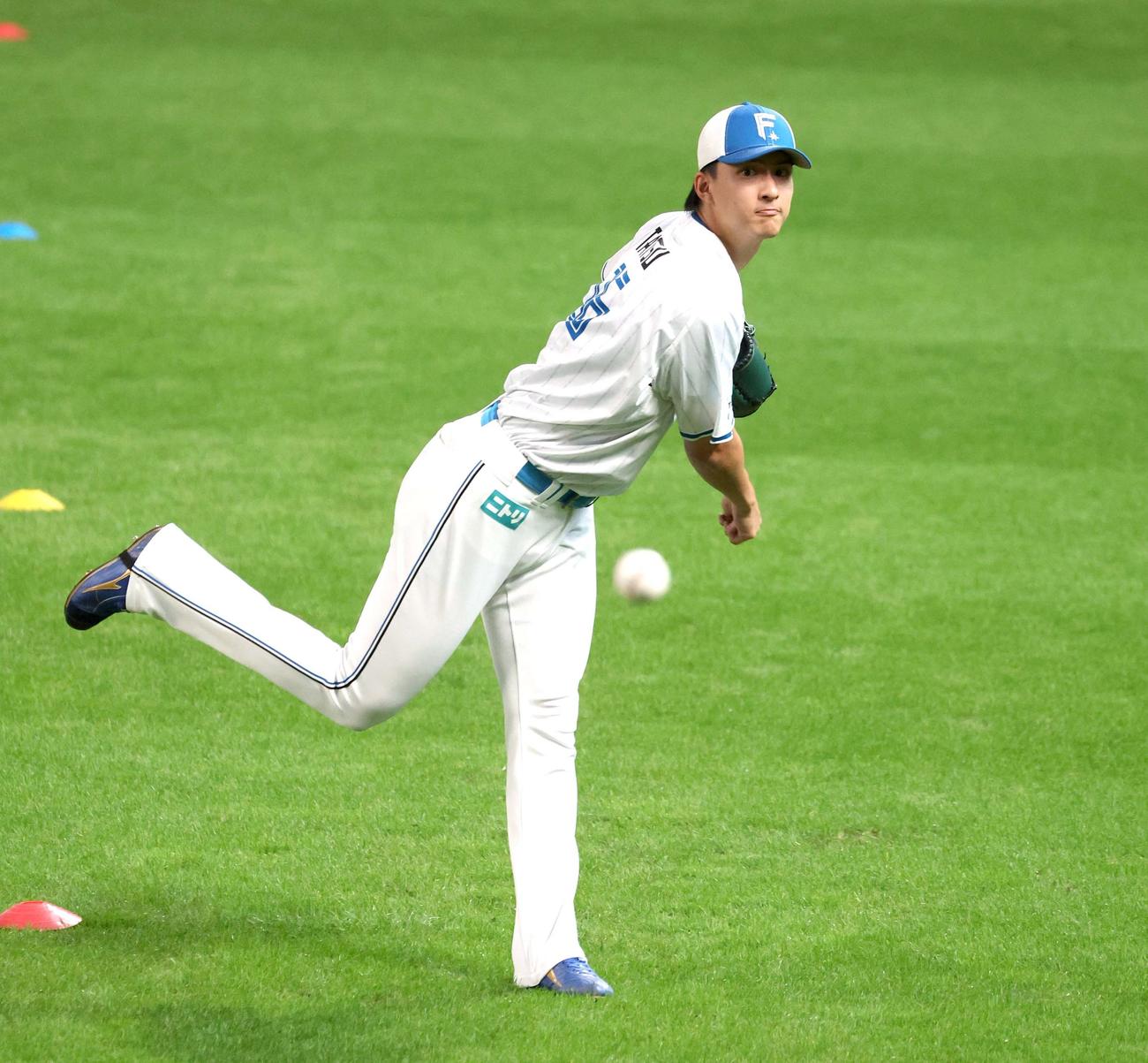 日本ハム達孝太（2025年9月11日撮影）
