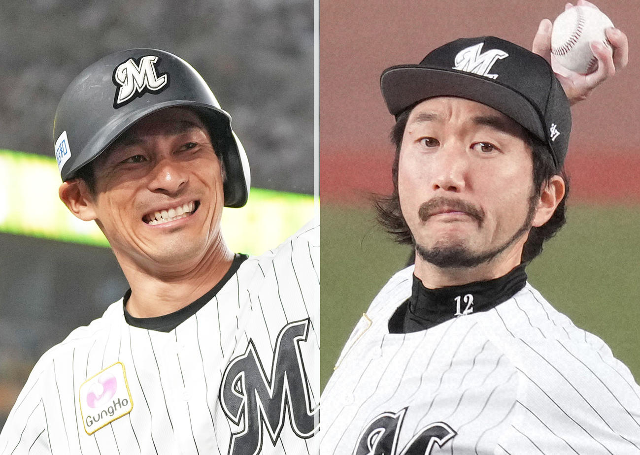 荻野貴司（左）と石川歩