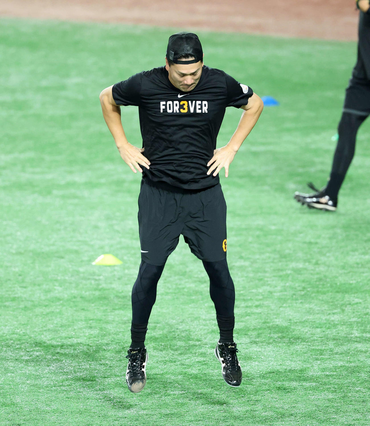 巨人対ヤマハ　アップする巨人田中将（撮影・鈴木正人）