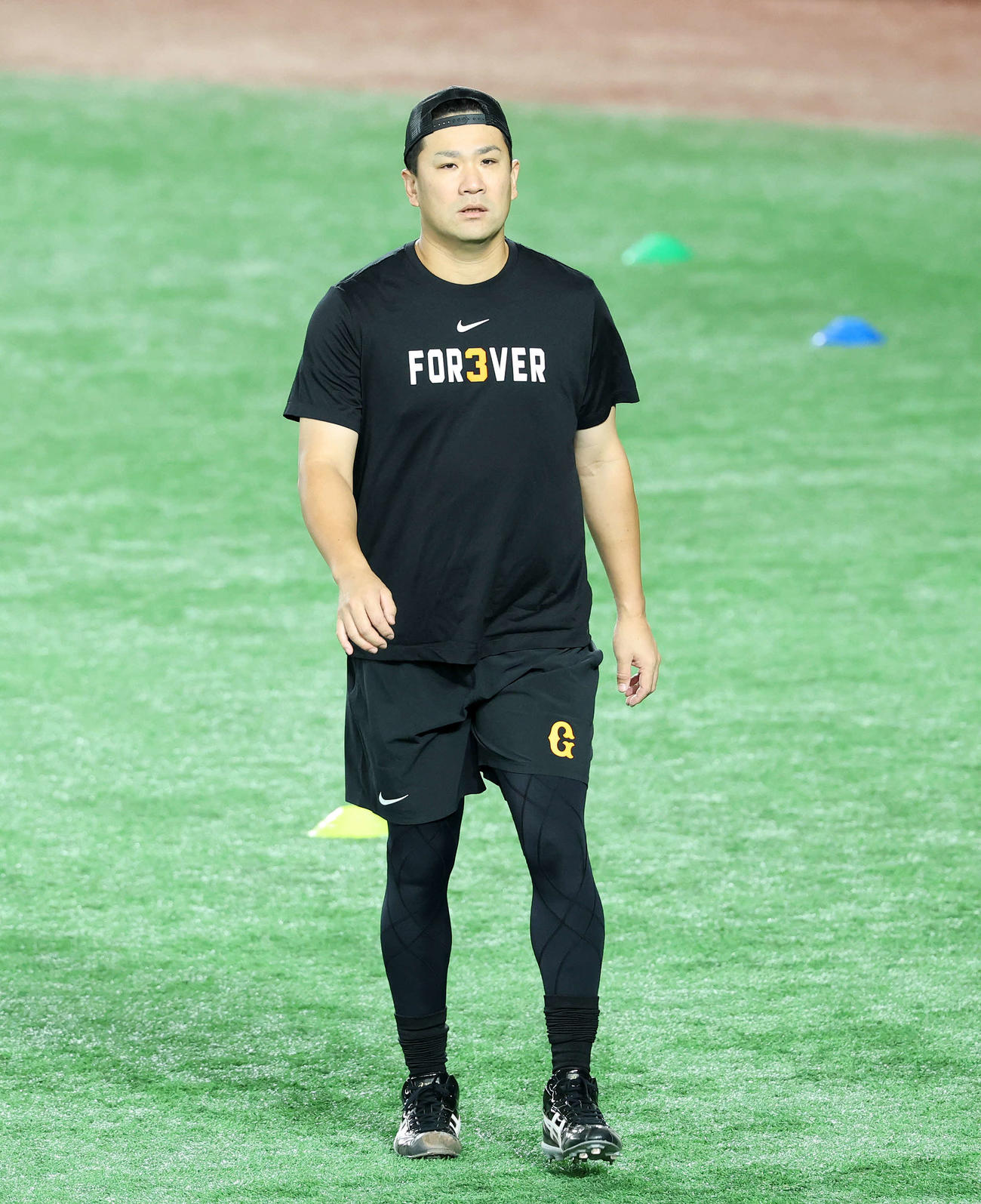 巨人対ヤマハ　アップする巨人田中将（撮影・鈴木正人）