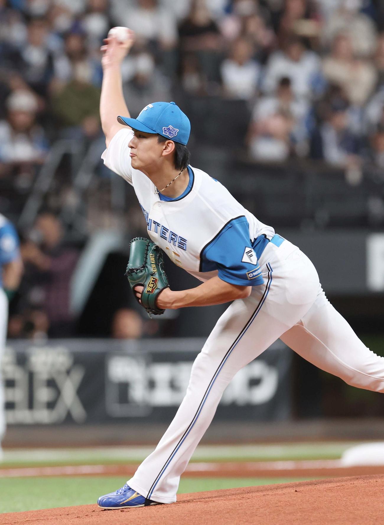 日本ハム紅白戦　白組先発の達（撮影・黒川智章）