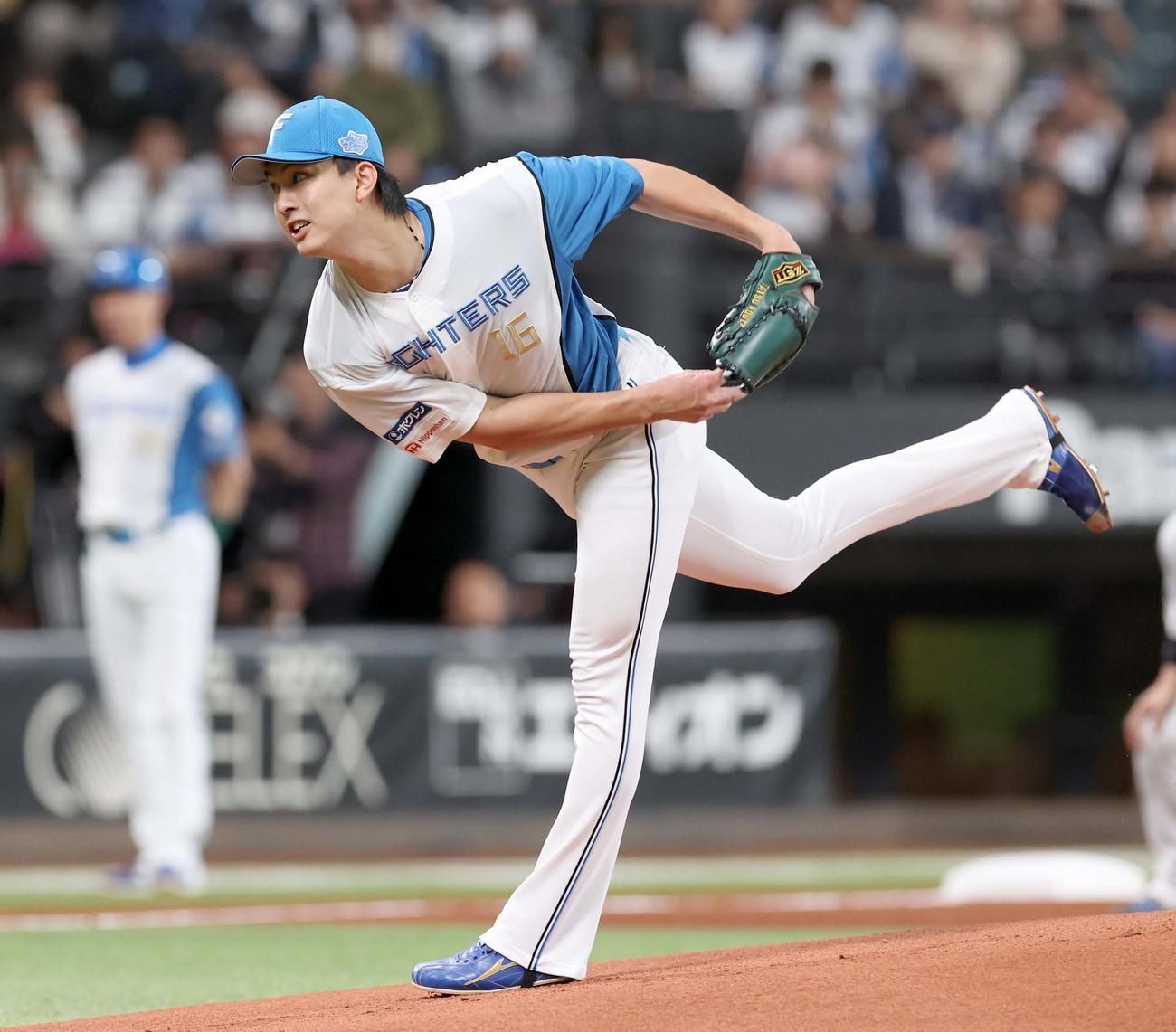 日本ハム紅白戦　白組先発の達（撮影・黒川智章）