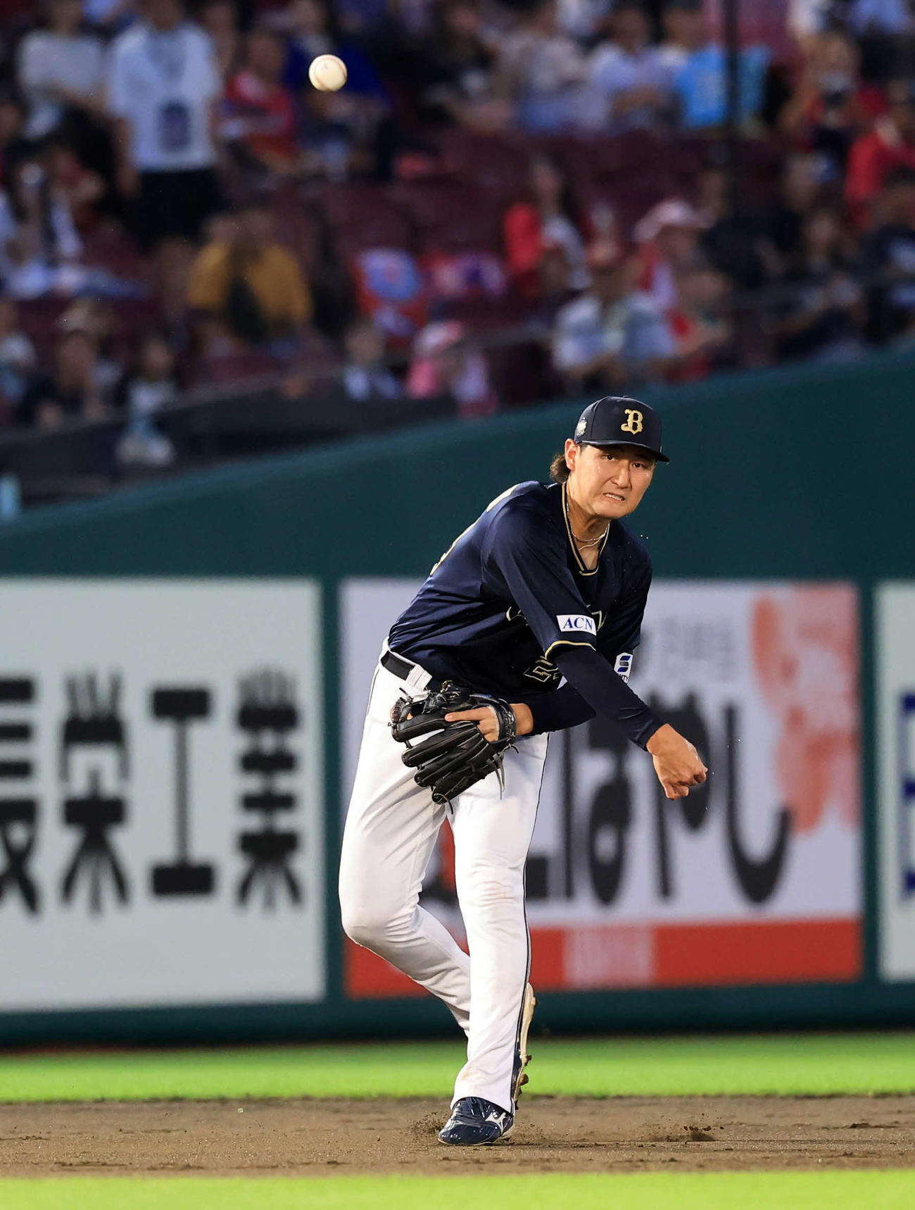 オリックス紅林弘太郎（2025年8月5日撮影）