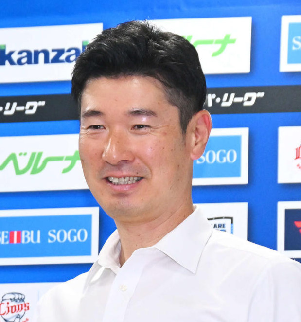 西武広池浩司球団本部長（2025年7月16日撮影）