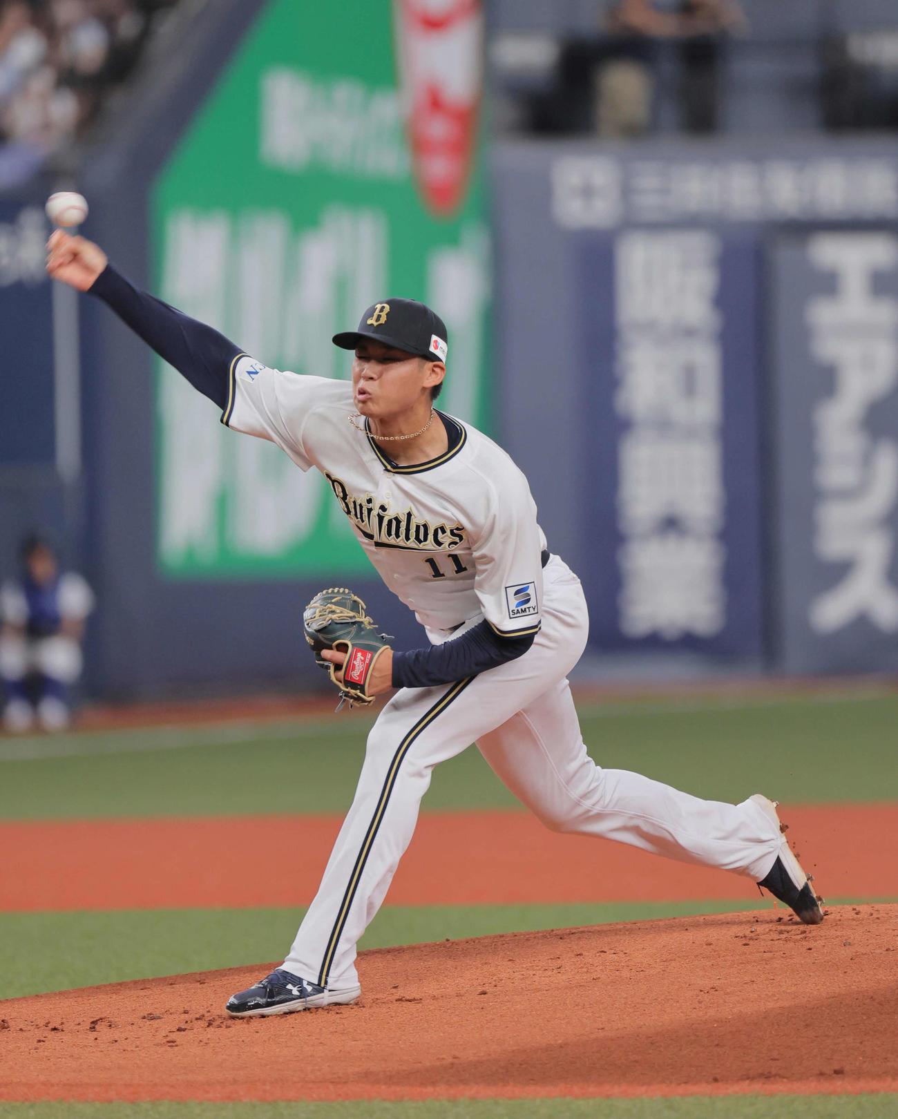 オリックス山下舜平大（2025年9月27日撮影）