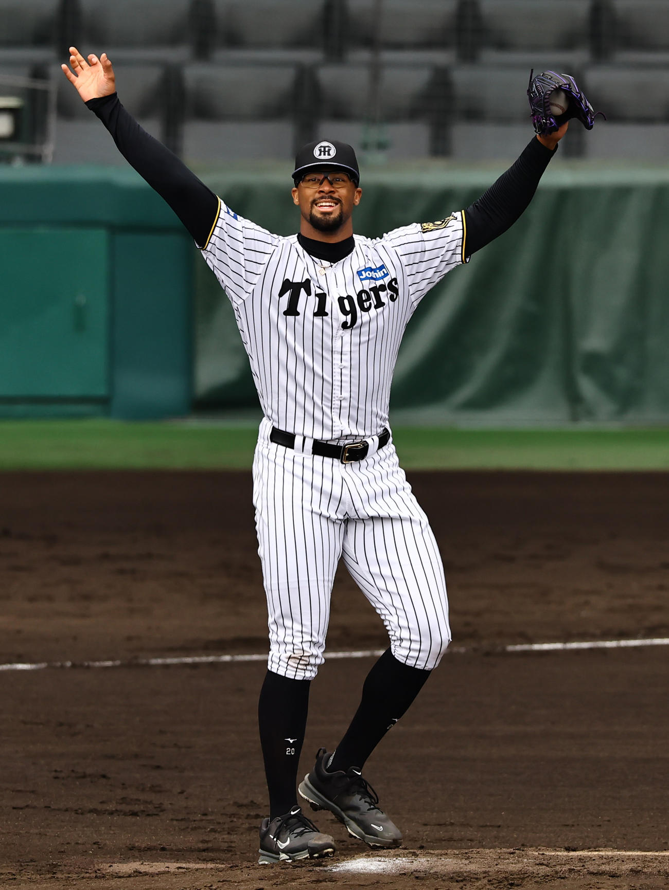 シート打撃で登板するデュプランティエ（撮影・上田博志）