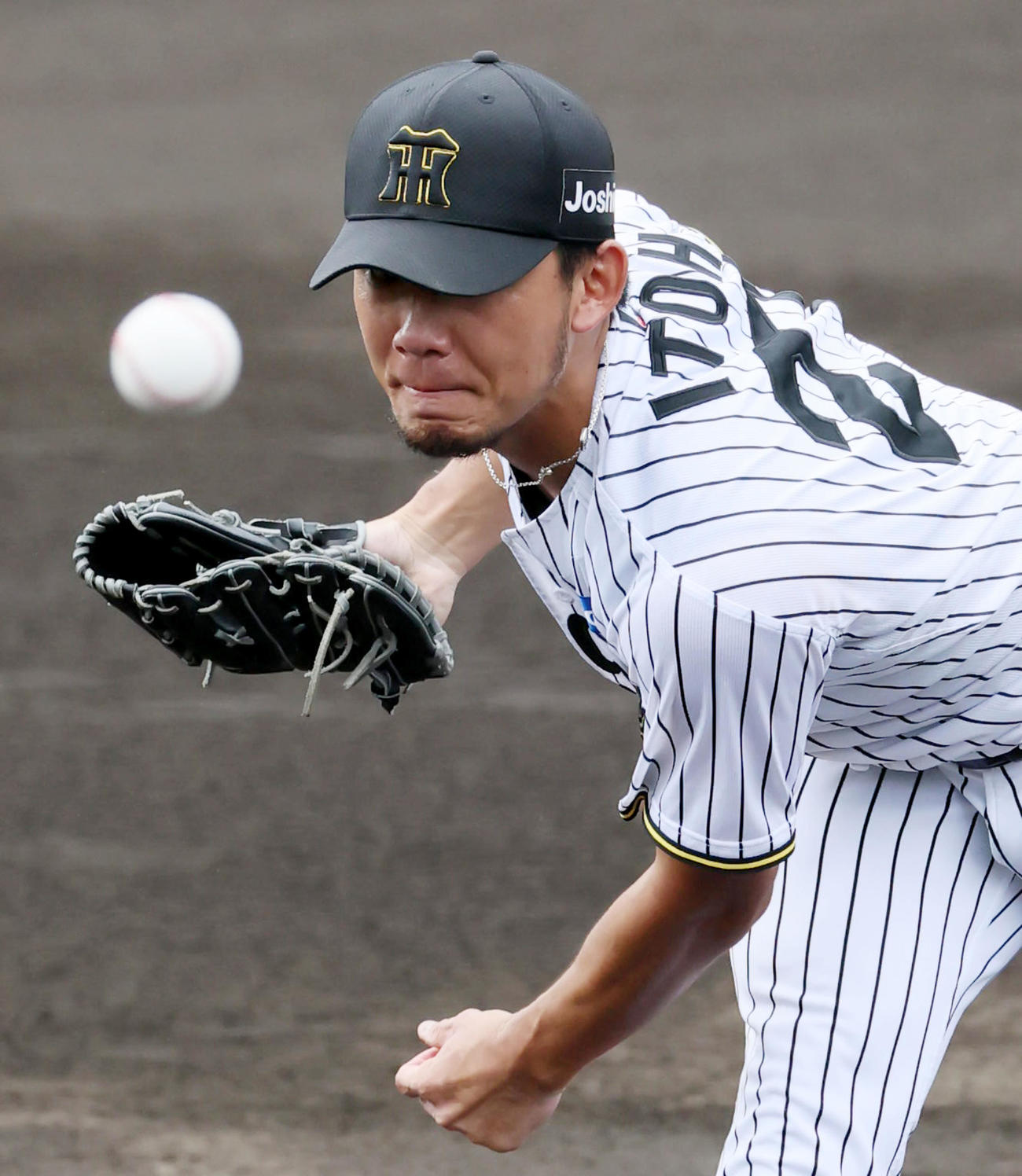 阪神対広島　広島戦に先発する伊藤将（撮影・加藤哉）