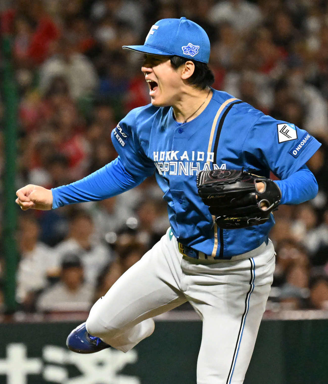 日本ハム北山亘基（2025年9月18日撮影）