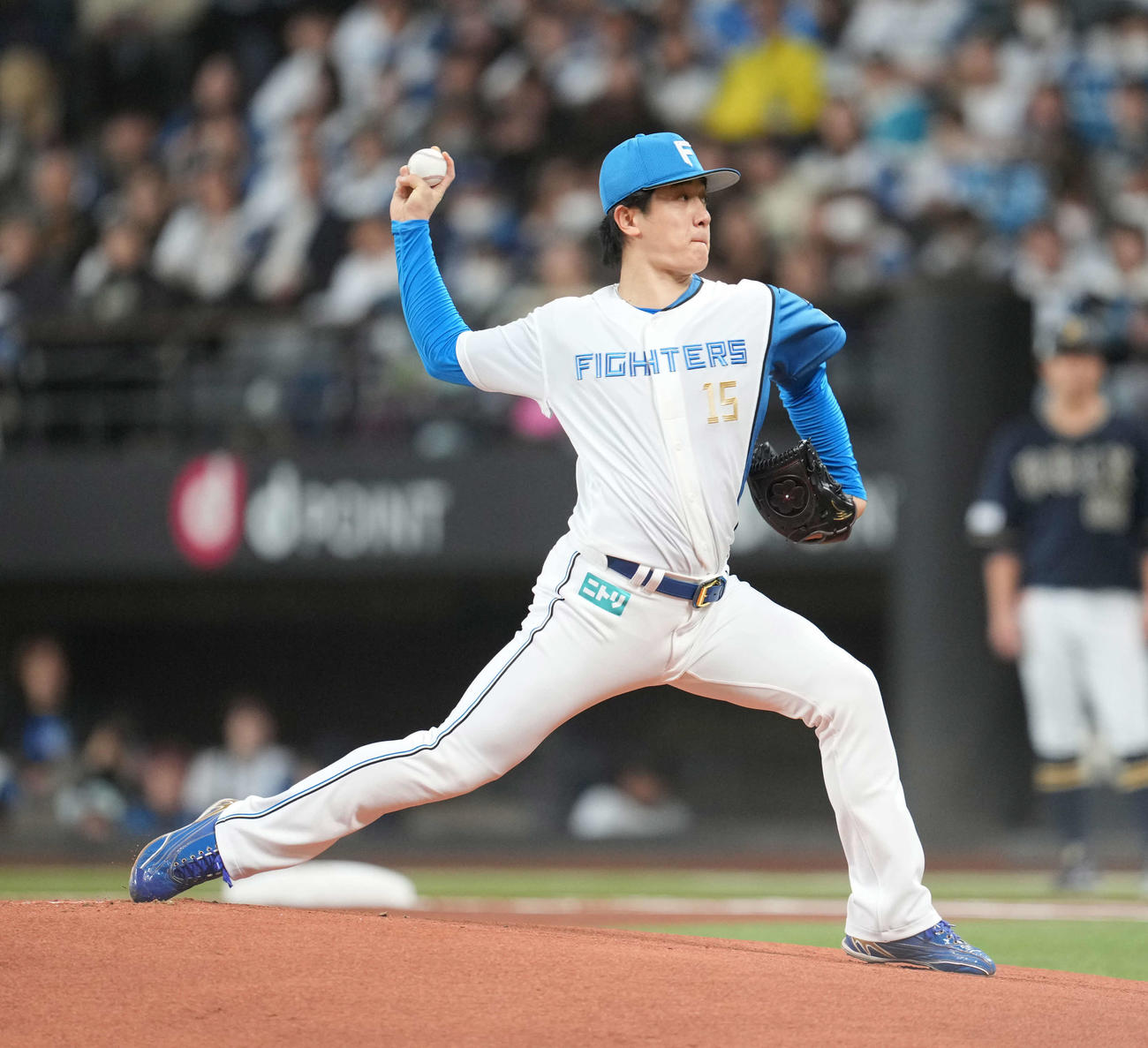 日本ハム対オリックス　日本ハム先発の北山（撮影・井上学）