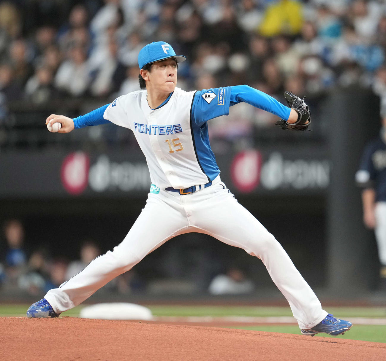日本ハム対オリックス　日本ハム先発の北山（撮影・井上学）