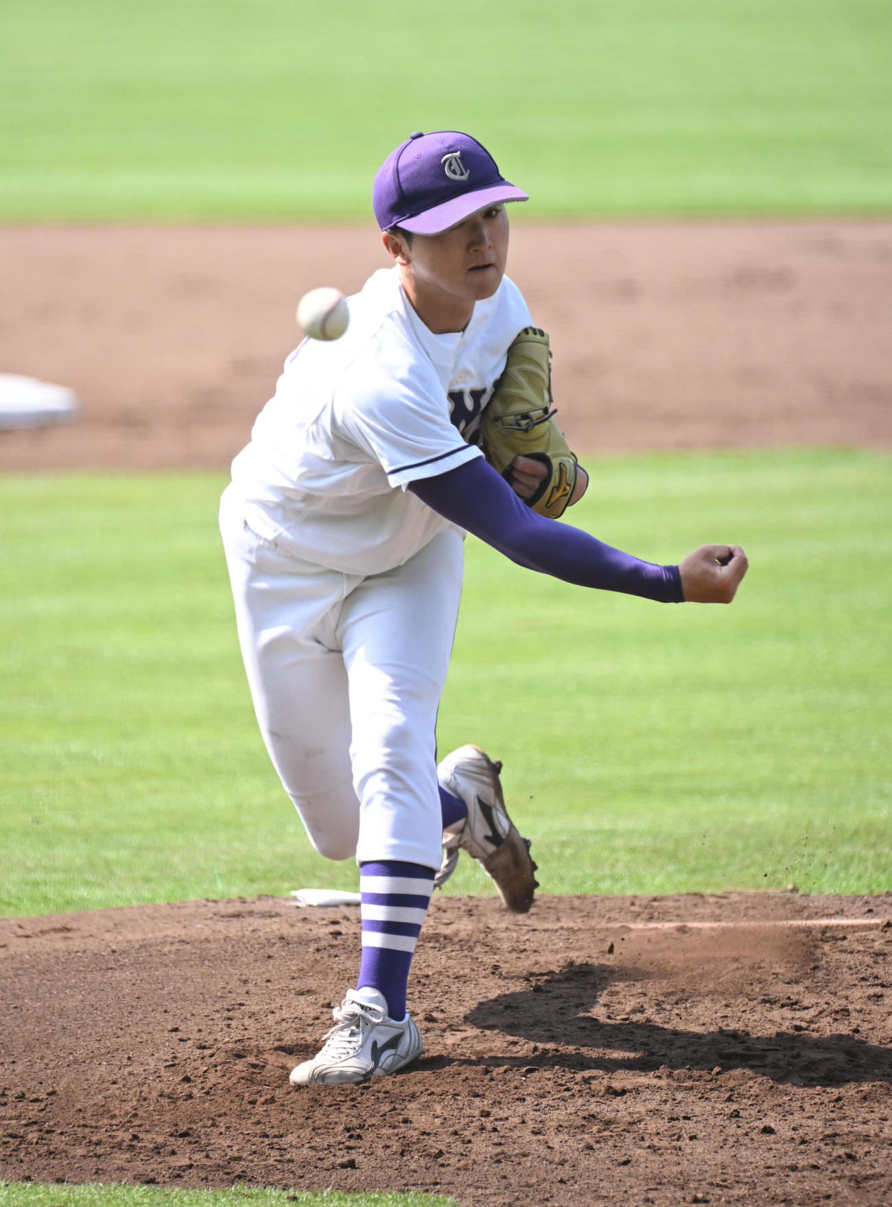 天理大・長尾渉佑（2025年4月撮影）