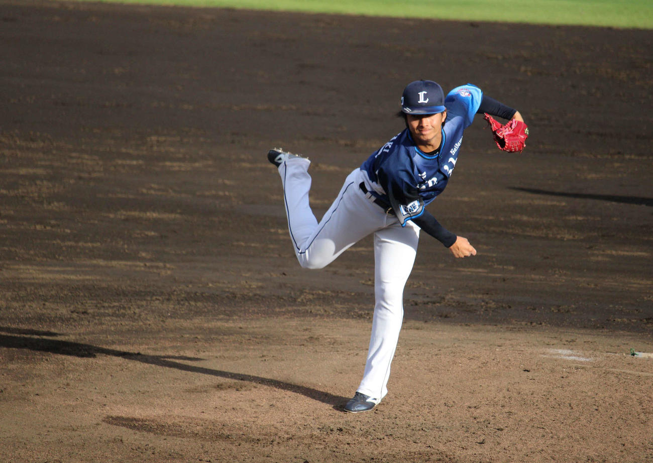 復活へ向けて3軍戦で登板を重ねる西武森脇（25年7月17日撮影）