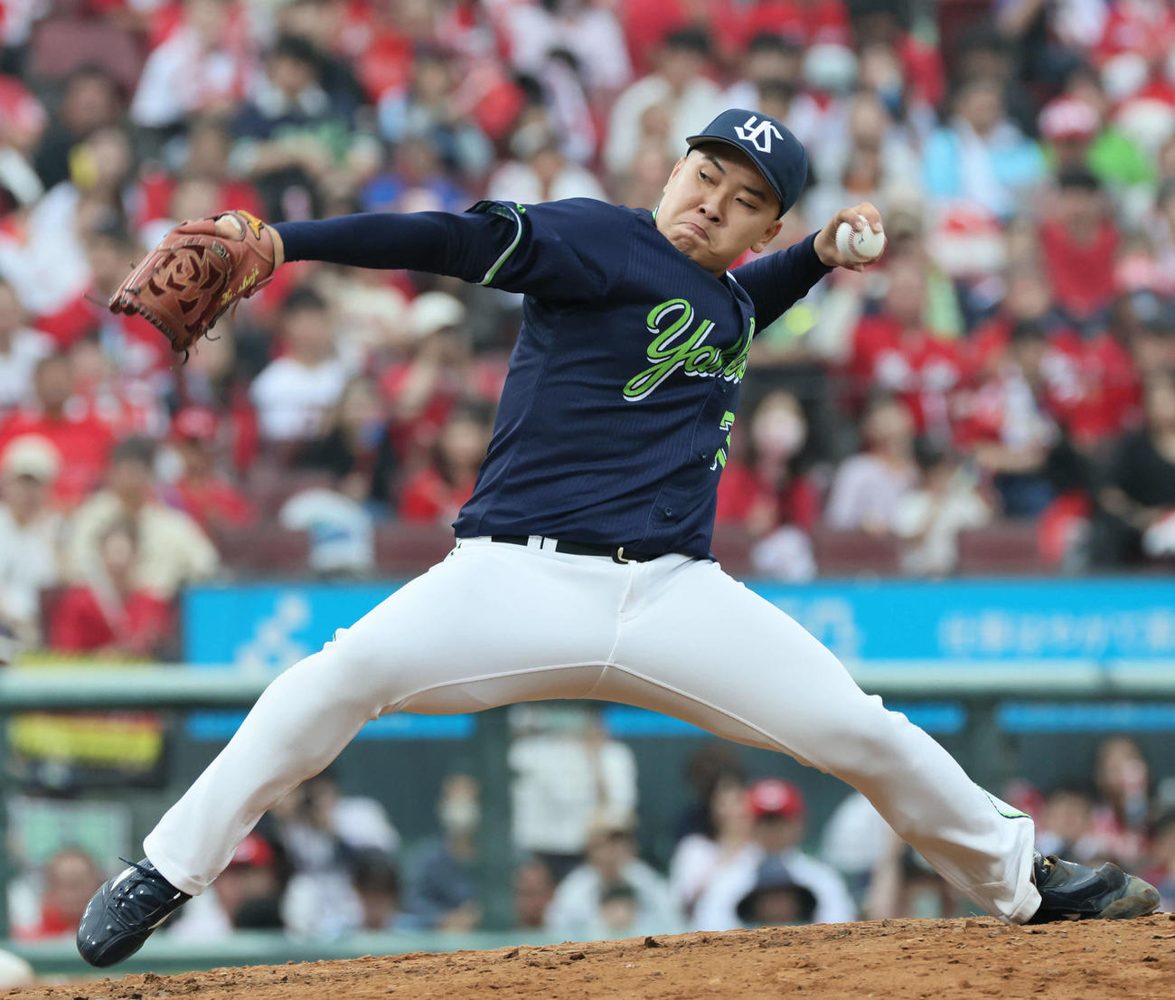 ヤクルト荘司宏太（2025年10月4日撮影）