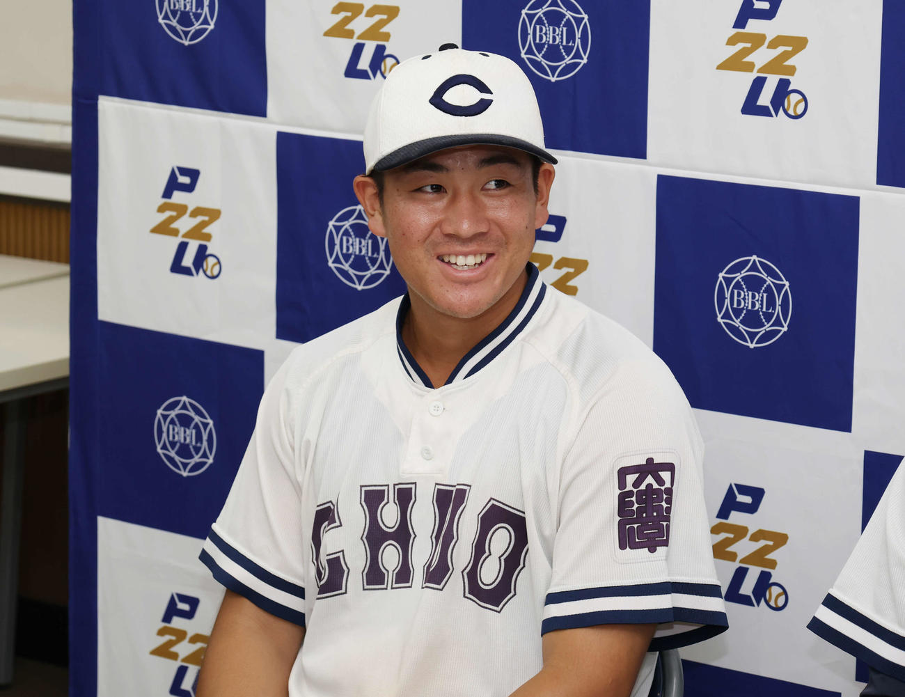 駒大対中大　話をする中大・繁永（撮影・増田悦実）