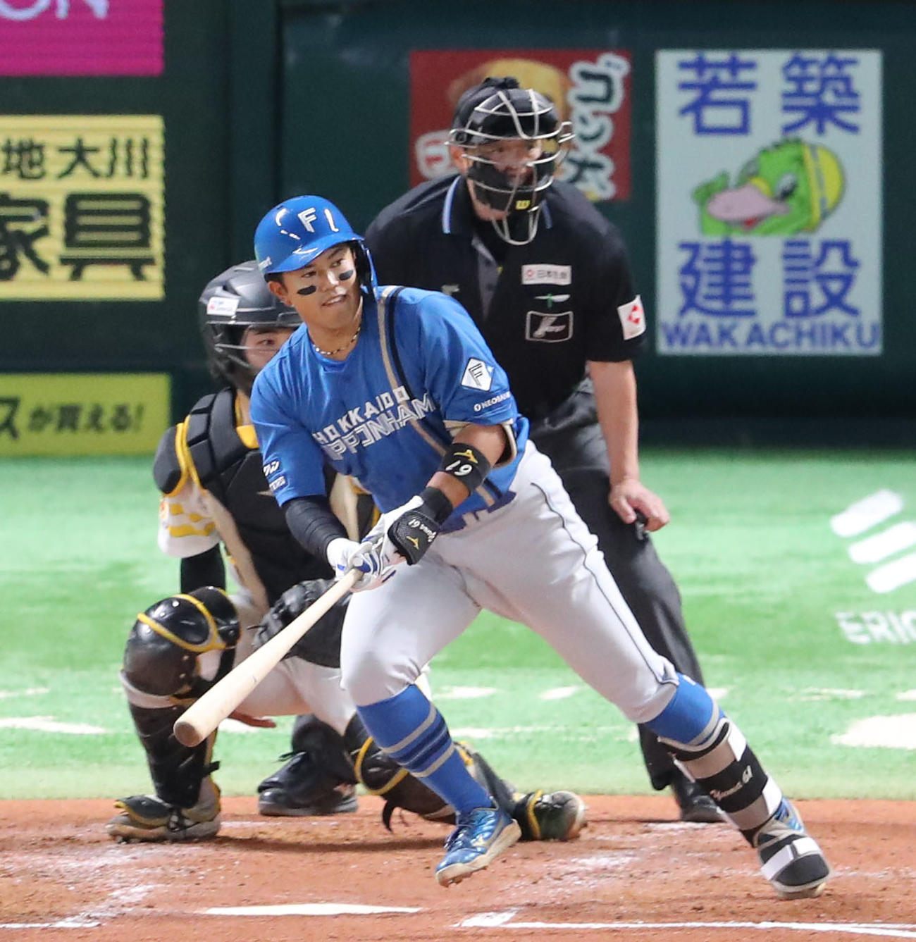 日本ハム今川優馬（2025年9月30日撮影）
